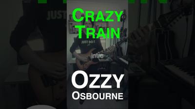 Crazy Train intro  Ozzy Osbourne  Ibanez