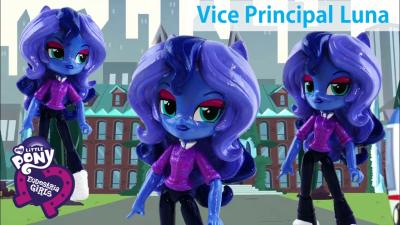 Custom My Little Pony Vice Principal Princess Luna Equestria Girls Minis Doll MLP Tutorial