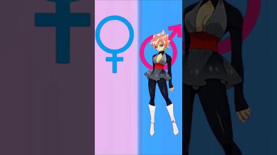 Dragon ball Goku Character in female Gender swap shorts dbz goku dragonball p4