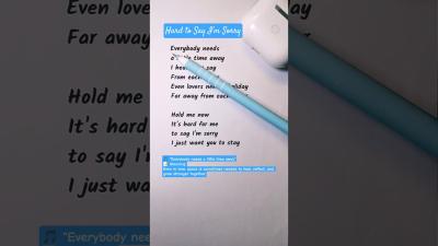 Easy English Karaoke  Hard to Say Im Sorry Get Away  Sing  Learn English