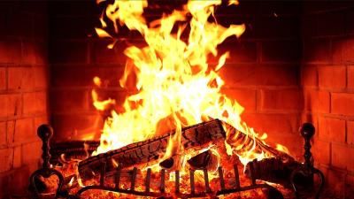  Fireplace 4K UHD Fireplace with Crackling Fire Sounds. Fireplace Ambience