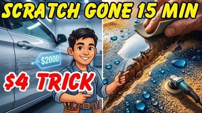 FIXING a Car Scratch in 15 MINUTES for only 4 instead of 2000