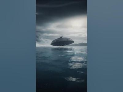 FLOATING  A Serene Ambient Music Sci Fi Soundscape