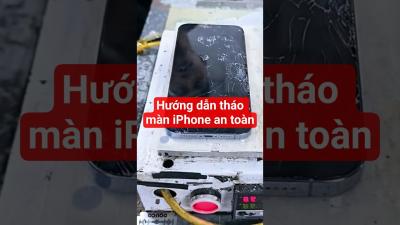 Hướng dẫn tháo màn iphone 13 Pro Max an toàn P1  Giahuemobile