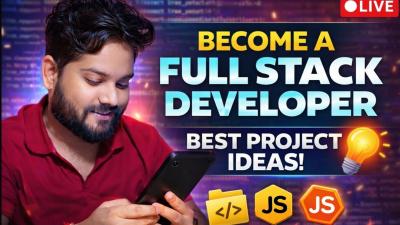 How to become Full stack Developer  Best Project Idea  Live Coding Talk 