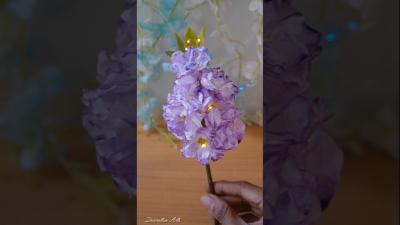 How to Make Cherry Blossom Tree with LightsDIYFlowers Making Ideas With napkindiy craft
