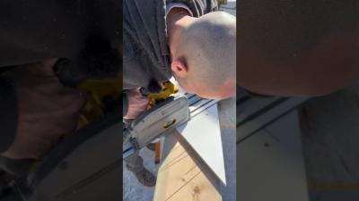 How to scribe a stair skirt. construction diy carpentery realestate homeimprovement