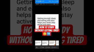 How to Study Without Getting Tired  