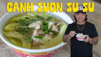 I Made the MOST REFRESHING Vietnamese Soup Canh Suon Su Su  Heres How