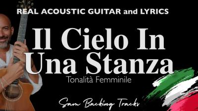 Il Cielo In Una Stanza  Gino Paoli Base Acustica Karaoke  Tonalita Femminile
