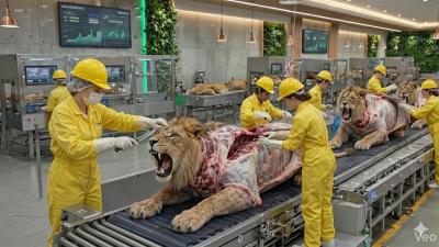 Inside Lion Leather Factory  How Premium Lion Leather Jackets Are Made Full Process