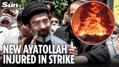 Irans NEW Supreme Leader WOUNDED in air strike