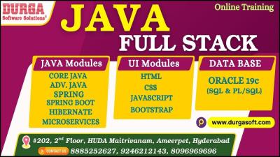 JAVA FULL STACK Online Training  DURGASOFT