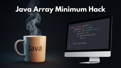 Java Program to Find Smallest Number in Array
