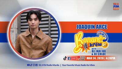 JOAQUIN ARCE sa BANANA KREW  MARCH 24 2026