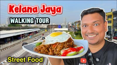 Kelana Jaya Street Walking Tour  Malaysia Travel Vlog Tamil  Asraf Vlog