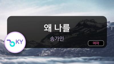 왜 나를  송가인 KY.51018  KY KARAOKE