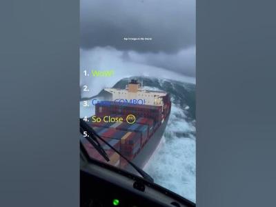 Massive Waves vs Cargo Ships  Who Wins maritime extreme waves