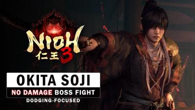 Nioh 3  Okita Soji Boss Fight No Damage