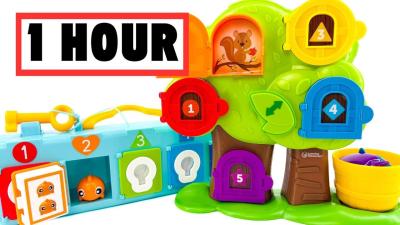 NUMBERS for Kids  ULTIMATE Educational Video  Teach kids to count 1 to 20 Colors  Shapes Toy