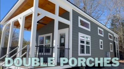 OUR FAVORITE Tiny House EVER Tiny Home with Two Porches and Separate Living Room Full Home Tour 4K