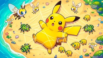 Pikachus Tiny Island Adventure  Pokémon Bedtime Story for Kids  A Calming Gullivers Tale