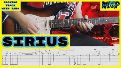 PLAY WITH MANP  Sirius  The Alan Parsons Project Cover  Backing Track with TABS