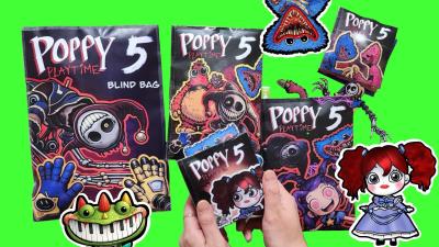 Poppy Playtime 5 Game Book Blindbag Compilation 파피 플레이타임 5 게임북 ASMR paper DIY  Free Template