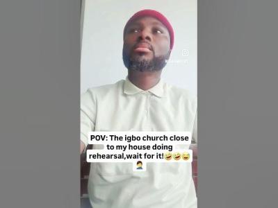 POV The igbo church close to my house doing rehearsalwait for it 