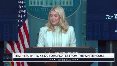 Press Secretary Karoline Leavitt Briefs Members of the Media Mar. 25 2026