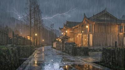 Rain Sounds for Sleeping  Calm Rain  Soft Thunder Ambience 8 Hours