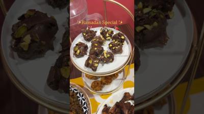 Ramzan Special Chocolate Dates  Easy Iftar Dessert 