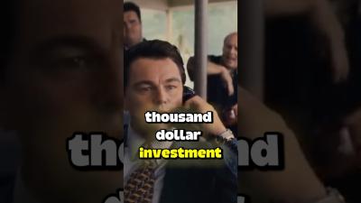 Sales lesson from the Wolf. shorts wallstreet