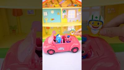 Satisfying with Unboxing  Review Baby Shark Pinkfong Amusement Park Toys ASMR Video