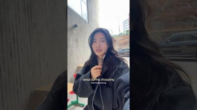 Seoul spring shopping vlog 