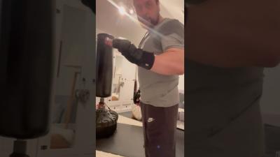 Short Martial Arts Training on the Punching BagStreets have no Weightclasses 6Two Touch Back Kick