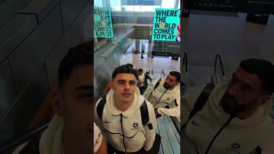 Socceroos Travel Diary Sydney  Melbourne  Flying high after win presented by Qantas