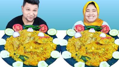 Spicy Chicken Bhuna Khichuri Eating Challenge Khichuri Eating Competition RB Vlog