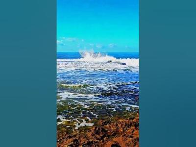 Sunset Ocean Timelapse  Waves Rocks  Clouds in Motion 