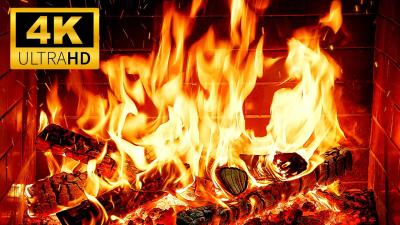  The MOST Relaxing Fireplace 4K Cozy Fireplace Ambience with Crackling Fire Sounds