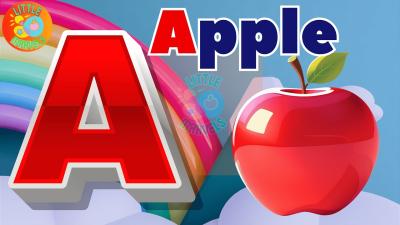 The NEW Phonics Song  A is for Apple  Nursery Rhymes in English for Toddlers and Kids
