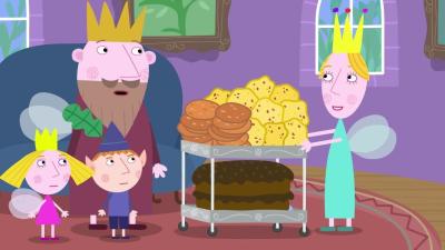 The Queen Bakes Cakes  Ben and Hollys Little Kingdom Cartoons For Kids