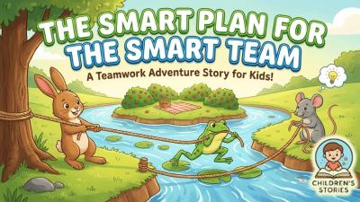 The Smart Plan for the Smart Team  Bedtime Story  Audiobook for Kids