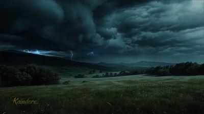 The Storm Is Swallowing the Horizon  Distant Thunder  Dark Sky Ambience for Deep Sleep