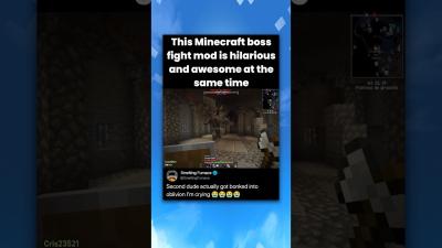 This Minecraft boss fight mod is hilarious and awesome at the same time