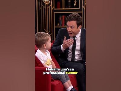 Toddler Never Loses a Bath Time Race funny kids baby comedy talkshow interview