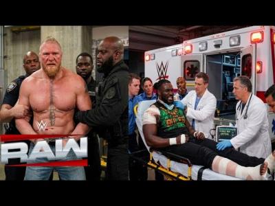 UNSEEN FOOTAGE Brock Lesnar ARRESTED After Brutal Backstage Attack on Oba Femi 