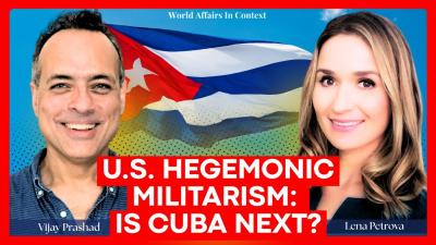 Vijay Prashad Trumps Next War Brutal Oil Blockade Russia DEFIES Trump  Humanitarian Crisis