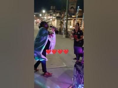 Whitney Houston Greatest Love Of All Karaoke Huntington Beach Pier karaoke shorts