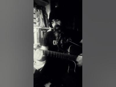  You Only Live Once 6 Acoustic Cover in Black  White thestrokes acousticguitar acousticcover